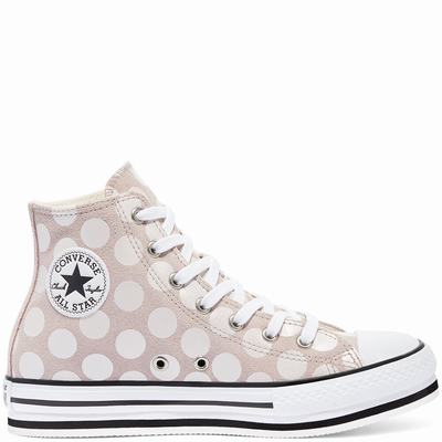 Converse Glitter Shine EVA Platform Chuck Taylor All Star - Lasten Matalavartiset Tennarit - Punaine